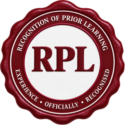 Recognition of Prior Learning (RPL) — experience officially recognised